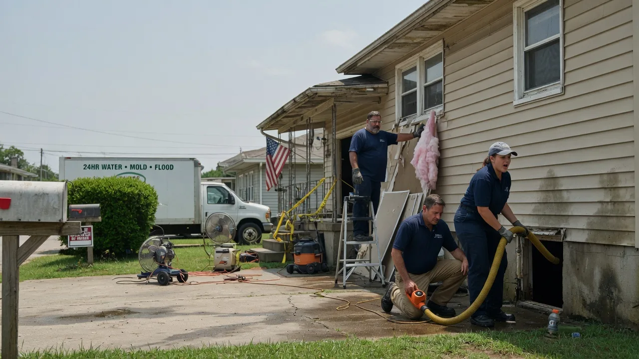 Water Damage Repair in Burlington, PA near me